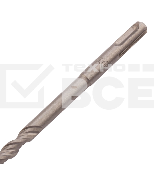 Бур по бетону Denzel двойная спираль, Cobalt W-tip, 10x600 мм, SDS PLUS