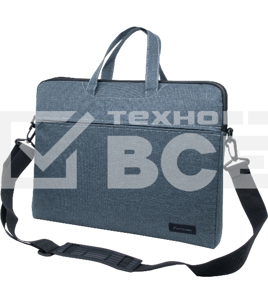 Сумка для ноутбука 15.6' Portcase KCB-165 Grey серый нейлон/полиэстер
