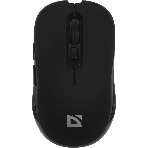 Мышь беспроводная Defender Gassa MM-105 черный, 1600 dpi, радиоканал, USB, кнопки - 6, фото 1