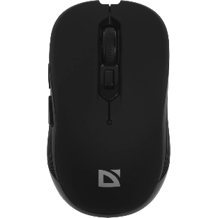 Мышь беспроводная Defender Gassa MM-105 черный, 1600 dpi, радиоканал, USB, кнопки - 6