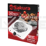 Плитка электрическая Sakura ПЭ-08В 1500Вт 145мм 1конф/спир, фото2