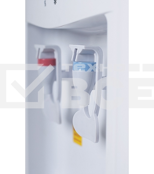 Кулер для воды Hotfrost V118E, верхняя загрузка, нагрев 90 °С, охлаждение 15 °С, белый