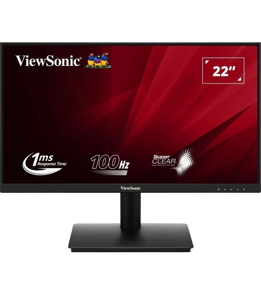 Монитор ViewSonic 21.5' VA220-H черный VA LED 1ms 16:9 HDMI матовая 250cd 178гр/178гр 1920x1080 100Hz VGA FHD 2.5кг