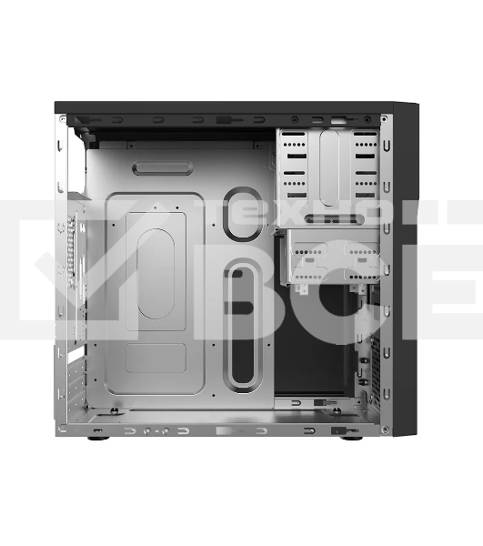 Компьютерный корпус с блоком питания 450Вт. Case Foxline mATX, 450W, 2xUSB 3.0, 2xUSB 2.0, powercord