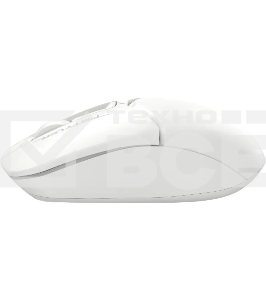 Мышь беспроводная A4Tech Fstyler FB12S белый, 1200 dpi, радиоканал, Bluetooth, USB, кнопки - 2