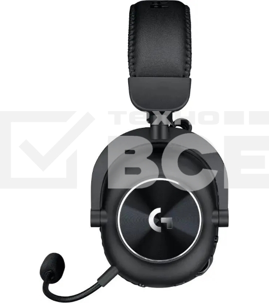Наушники с микрофоном Logitech G Pro X 2 Lightspeed черный мониторные BT/Radio/3.5mm оголовье (981-001265)