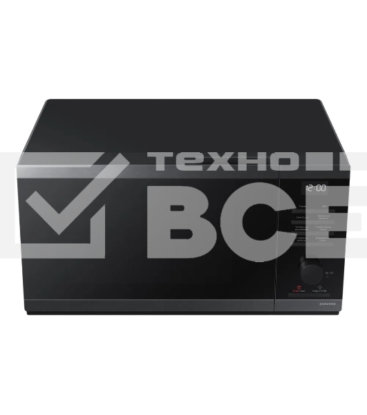 Микроволновая печь Samsung с грилем, MW4000D, 23 л, черная нержавеющая сталь