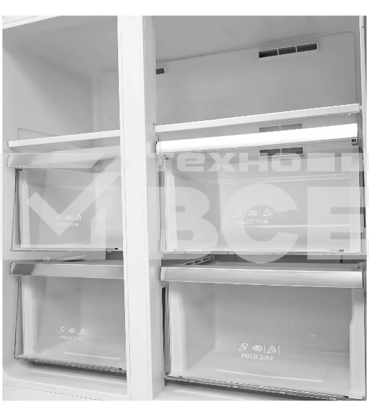 Холодильник LEX LCD450GbGID синий четырехкамерный 288/129л морозилка снизу