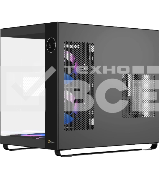 Корпус  Ocypus Iota C70 BK ARGB ATX / win / black / 6 ARGB fans / no PSU / Tempered Glass