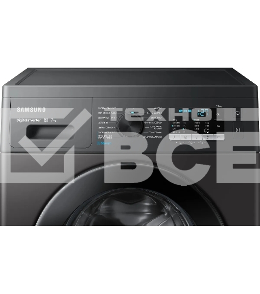 Стиральная машина Samsung WW70AG5S20CXLP нержавеющая сталь, загрузка фронтальная 7 кг, 1200 об/мин, класс: A