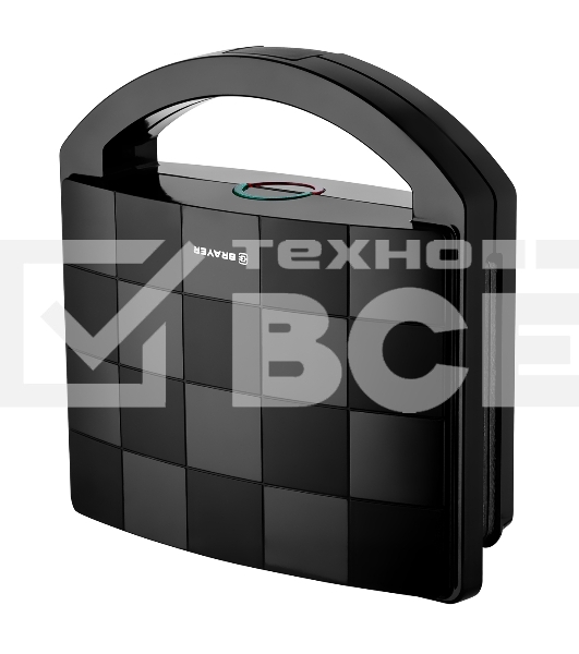 Вафельница BRAYER BR2307 750 Вт, черный