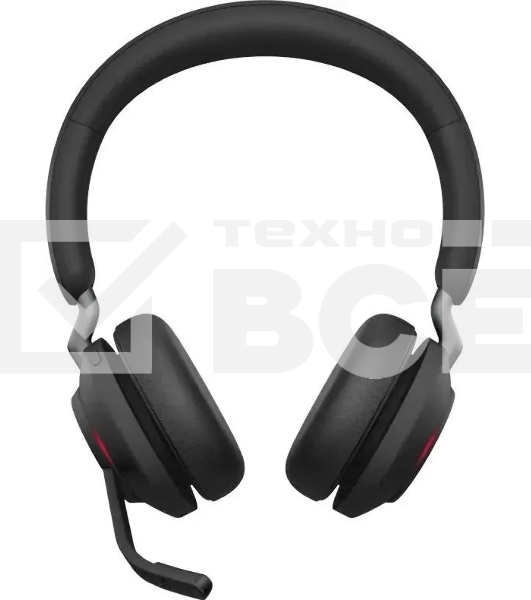 Гарнитура беспроводная Jabra Evolve2 65, Link380a MS Stereo Stand черный