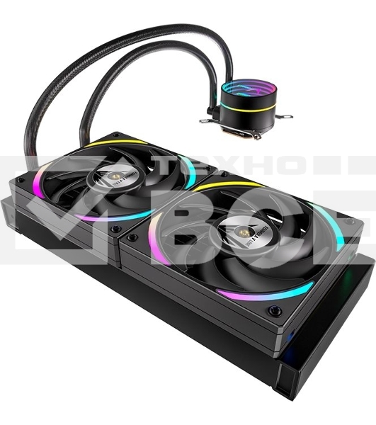 Система водяного охлаждения Formula Oasis L240 ARGB черный 120мм алюминий+медь 2000rpm 27.2db 4-pin 310W