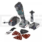 Многофункциональный инструмент аккумуляторный KLPRO KLMT18B-20 (18В, Li-ion-2шт, 2.0А·ч, 5000-19000 кол/мин З/У,в кейсе), фото3