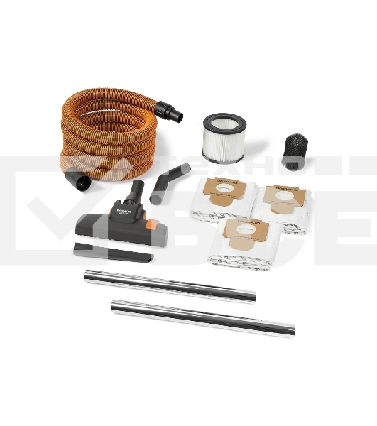 Строительный пылесос Daewoo DAVC 2000 Home 1500Вт (уборка: сухая/сбор воды/выдув) оранжевый