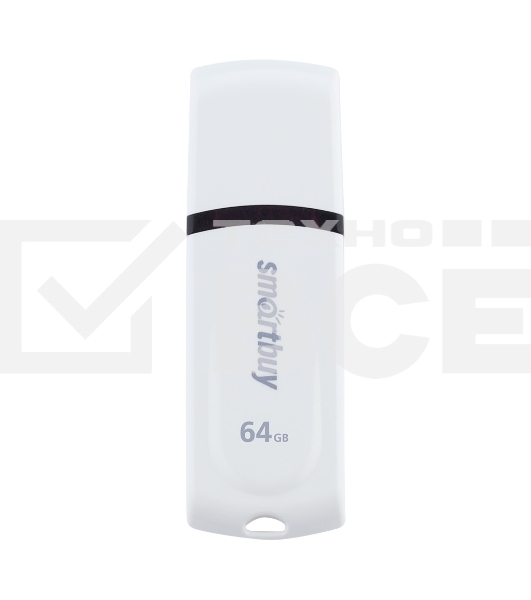 Флешка USB R/W 2.0 64Gb Smartbuy Paean белый