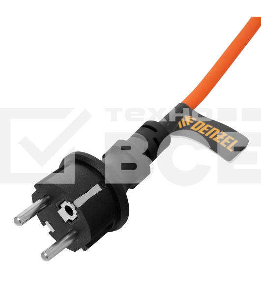 Удлинитель-шнур силовой Garden Series Denzel ПВС, 10 м, 1 розетка, 3x1 мм