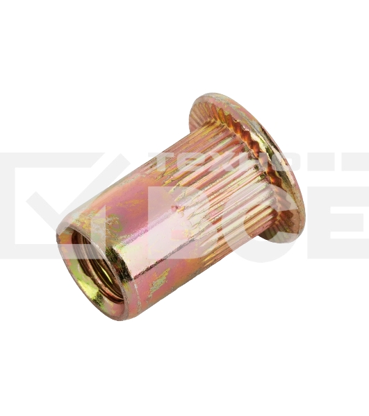 Заклепки резьбовые Denzel стальные, оцинкованные, М6, пластиковый кейс, 70 шт.