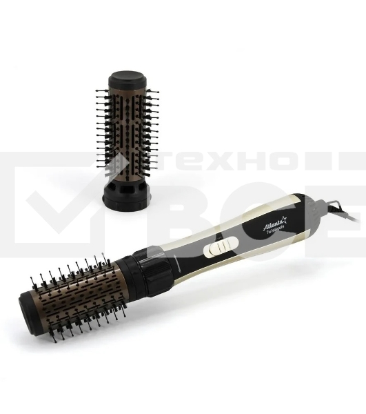 Фен-щётка Atlanta ATH-6841 золотистый, 1000 Вт, 50 мм