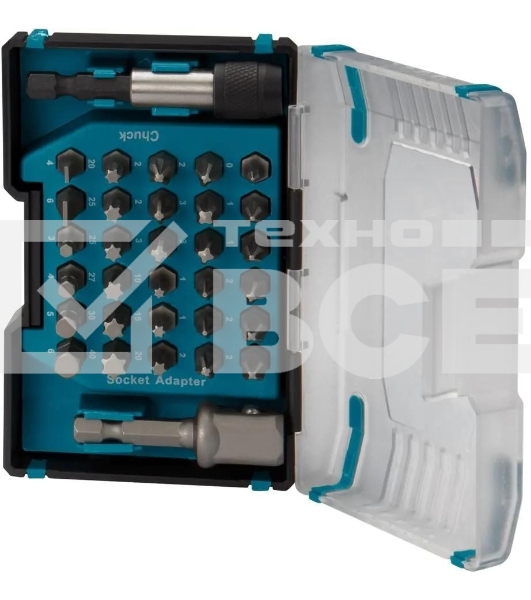 Набор бит Makita D-65084 (32пред.) для шуруповертов