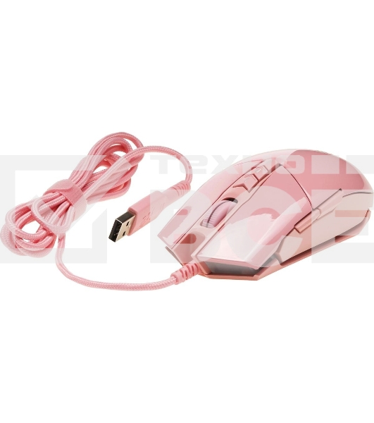 Мышь проводная A4Tech Bloody P91s розовый, 8000 dpi, USB, кнопки - 8