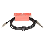 Кабель аудио FORCE FLC-150/21/4' TRS Jack - 1/8' TRS mini Jack, высококачественный стерео, используется для коммутации звукового оборудования, диаметр 6 мм, профессиональные металлические разъемы, длина 2 м, фото5