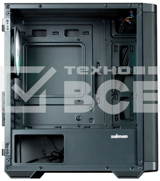 Компьютерный корпус ZALMAN M4, MATX, BLACK, WINDOW, 1xCombo (3.5'' or 2.5''), 1x3.5