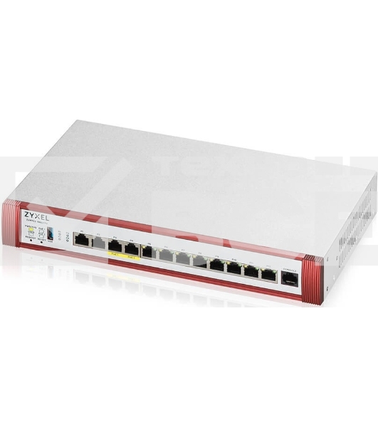 Межсетевой экран Zyxel USG FLEX 500H, Rack, 2xRJ-45: 1/2.5G (LAN/WAN), 2xRJ-45: 1/2.5G PoE+ (LAN/WAN), 8xRJ-45: 1G (LAN/WAN), 1xUSB3.0 **