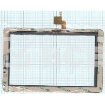 Сенсорное стекло (тачскрин) FPC-TP070247(V1801)-01, белое, фото2