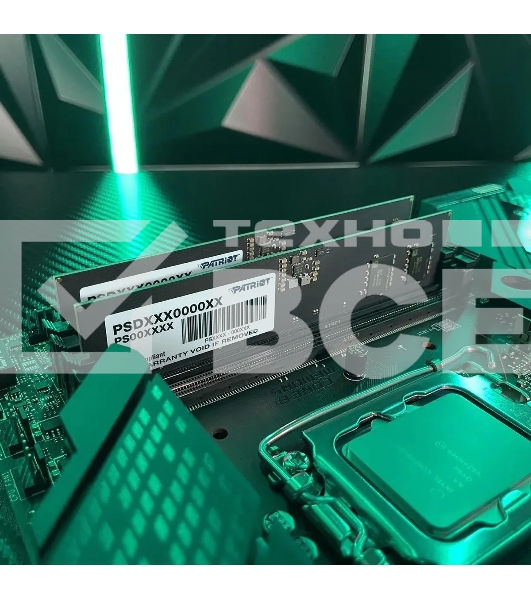 Оперативная память Patriot Signature, DDR5, 32GB (1x32 GB), 5600 MHz, CL46