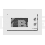 Микроволновая печь встраиваемая Maunfeld JBMO725WH01 белый, 20 л, 700 Вт, переключатели - поворотный механизм, фото 1