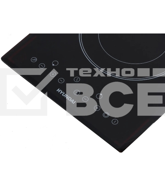 Варочная поверхность Hyundai HHE 3285 BG черный