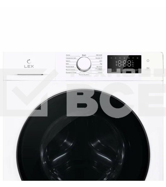 Стиральная машина Lex LWM12012WID (CHKO100014) белый, загрузка фронтальная 12 кг, 1200 об/мин., класс: А+++
