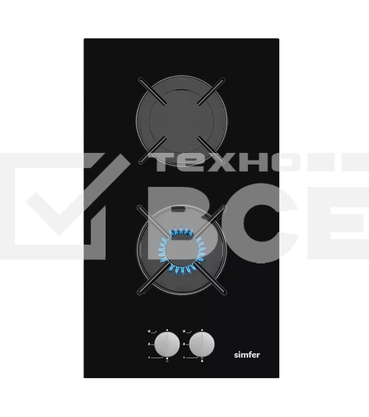Газовая варочная панель Simfer H30N20B416 независимая, черный
