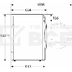 Сушильная машина Bosch WTH83V0LSN кл.энер.:A++ макс.загр.:8кг белый, фото2