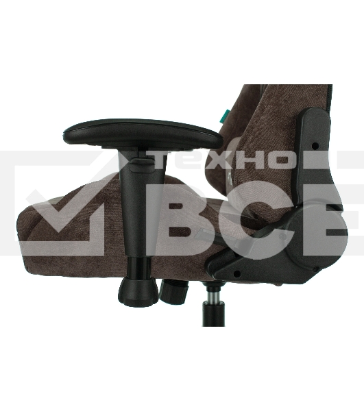 Кресло игровое Бюрократ VIKING KNIGHT LT10 FABRIC коричневый крестовина металл/пластик