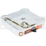 Плита настольная газовая Centek CT-1520 (белый), 1 конфорка, сменная форсунка баллон/магистраль, фото2