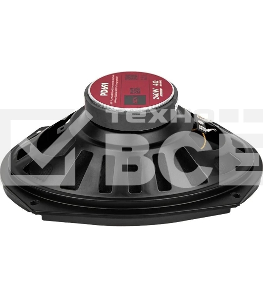 Колонки автомобильные ACV PD-691 (без решетки) 240Вт 91дБ 4Ом 16x23см (6x9дюйм) (ком.:2кол.) коаксиальные однополосные