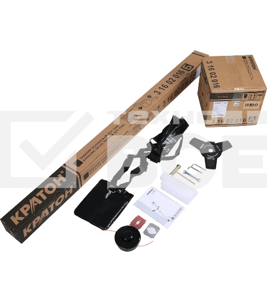 Триммер бензиновый Кратон GGT-750H 750Вт 1л.с. неразбор. штан. реж.эл.: леска/нож