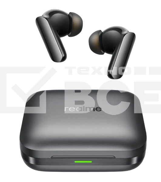 Гарнитура внутриканальные Realme Air 7 Pro (RMA2407) темно-серый/черный беспроводные bluetooth в ушной раковине (6941764467064)