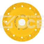 Чашка твердосплавная зачистная Denzel 125 мм, плоская, мелкое зерно #32, фото8