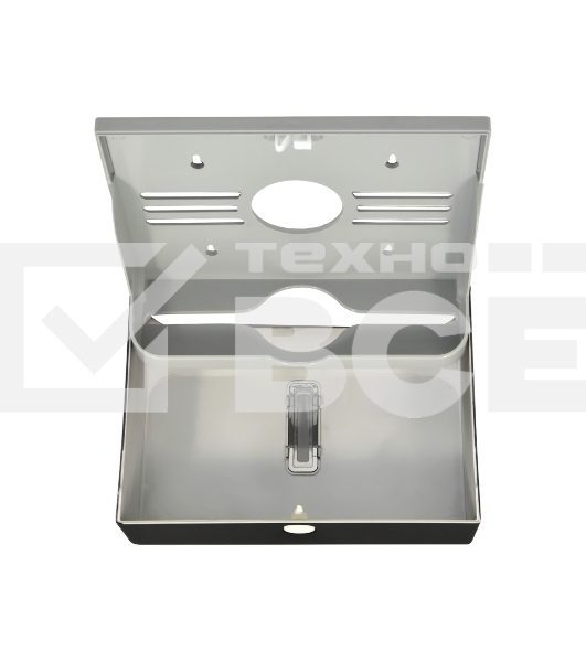 Диспенсер бумажных полотенец Puff-5130Bl черный, с замком, ABS-пластик