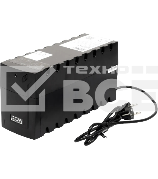 Источник бесперебойного питания Powercom Raptor RPT-600AP SE 360Вт 600ВА черный