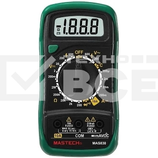 Мультиметр портативный Mastech MAS838, ручной 13-2008