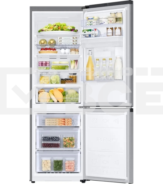 Холодильник Samsung RB34C632ESA/EF графит двухкамерный 227/114л морозилка снизу, No Frost