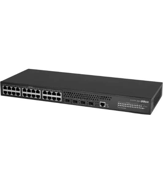 Коммутатор Dahua DH-AS5500-24GT4XF, 24×1 Гбит/с + 4×10 Гбит/с SFP+, управляемый