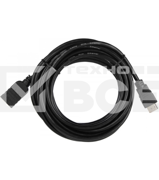 Кабель ACD-DHHF1-50B HDMI 1.4, Golden Plated,19m/19f, HDMI extension, черный, 5м (74229)