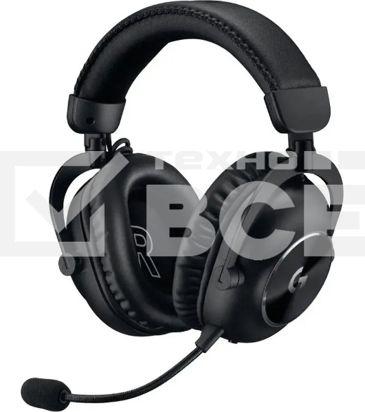 Наушники с микрофоном Logitech G Pro X 2 Lightspeed черный мониторные BT/Radio/3.5mm оголовье (981-001265)