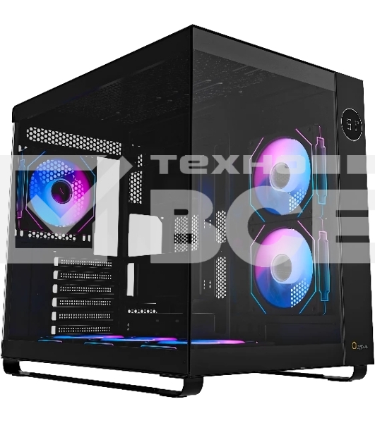 Корпус  Ocypus Iota C70 BK ARGB ATX / win / black / 6 ARGB fans / no PSU / Tempered Glass