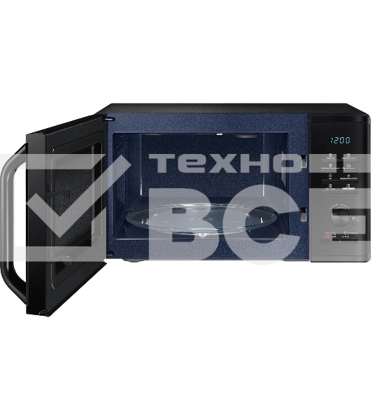 Микроволновая печь Samsung MG23K3575AK черный, 23 л, 800 Вт, переключатели - поворотный механизм/кнопки
